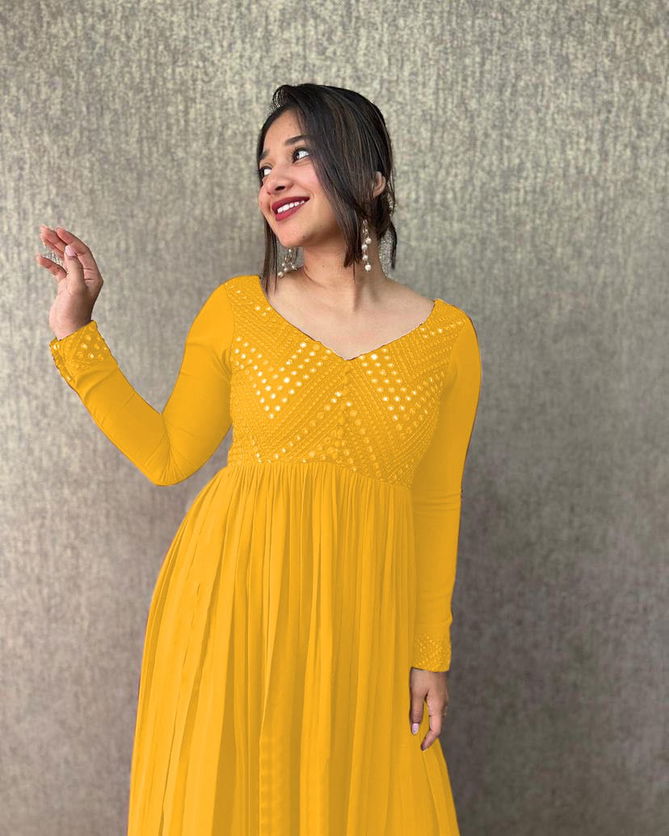 Lemon By KF Designer Anarkali Kurtis Catalog